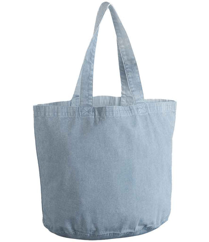 Westford Mill Garment Dyed Shopper in Vintage Light Blue