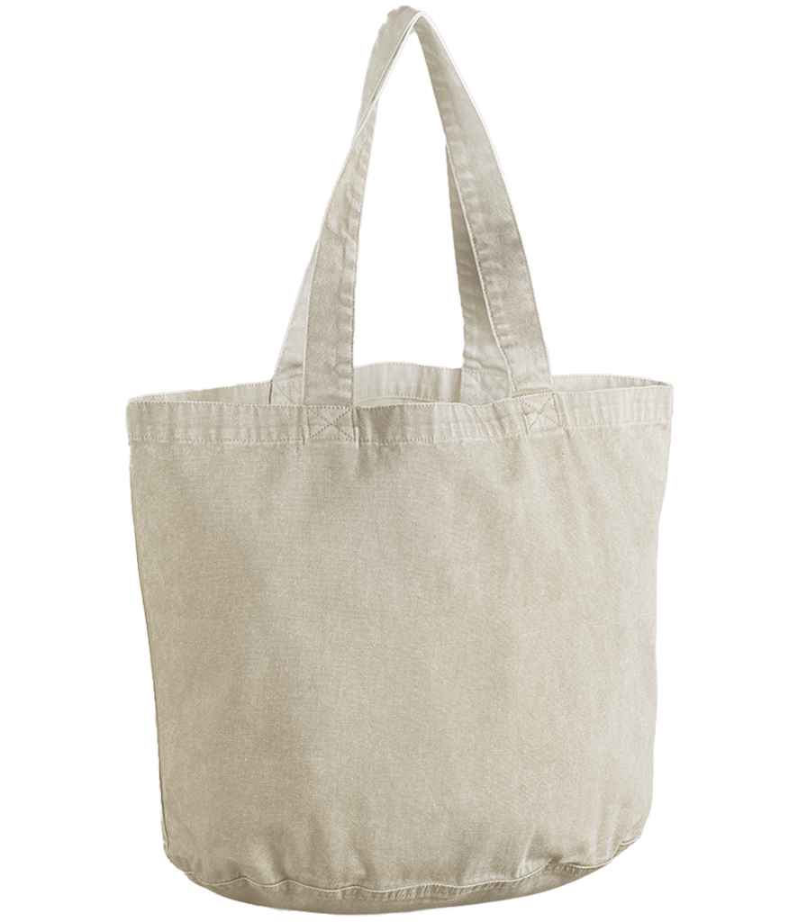 Westford Mill Garment Dyed Shopper in Vintage Sand