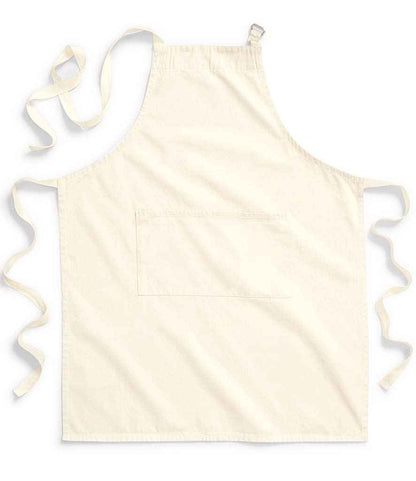 Westford Mill Fairtrade Adult Craft Apron - model image
