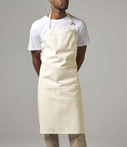 Westford Mill Fairtrade Adult Craft Apron - model image