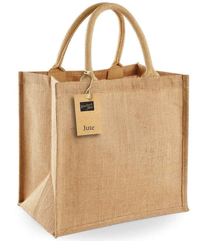Westford Mill Jute Midi Tote Bag in Natural