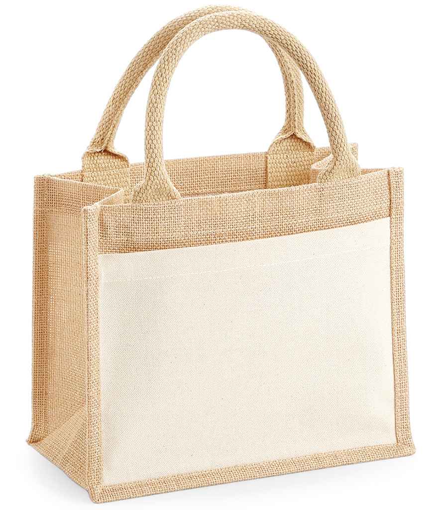Westford Mill Pocket Jute Gift Bag in Natural