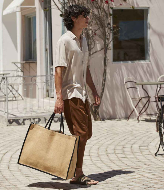 Westford Mill Westford Mill Natural Starched Jute Market Shopper
