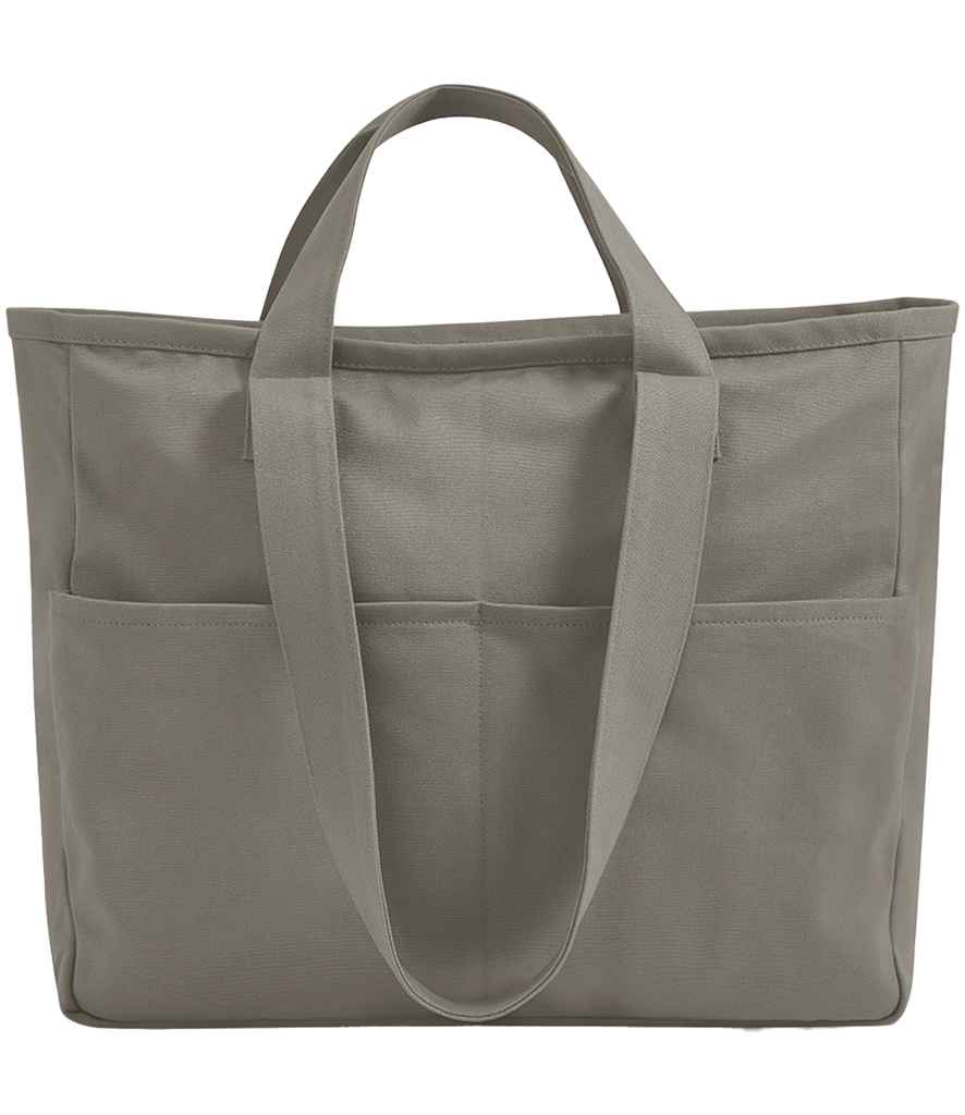 Westford Mill Double Handle Cargo Pocket Tote Bag