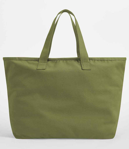 Westford Mill Westford Mill Oversized Heavy Duty Canvas Tote Bag Bright Olive
