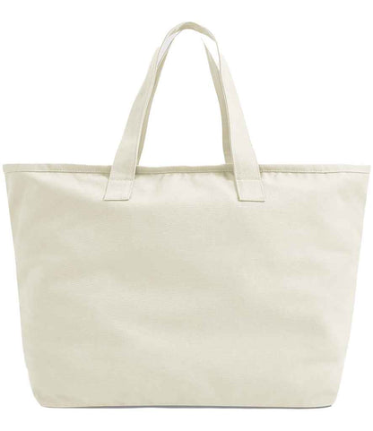 Westford Mill Oversized Heavy Duty Canvas Tote Bag in Natural
