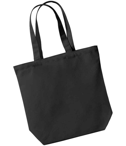 Westford Mill Fairtrade Cotton Camden Shopper in Black