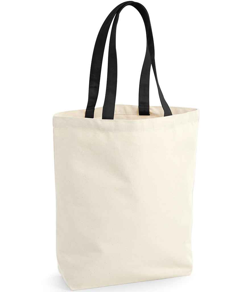 Westford Mill Westford Mill Fairtrade Cotton Camden Shopper Natural/Black