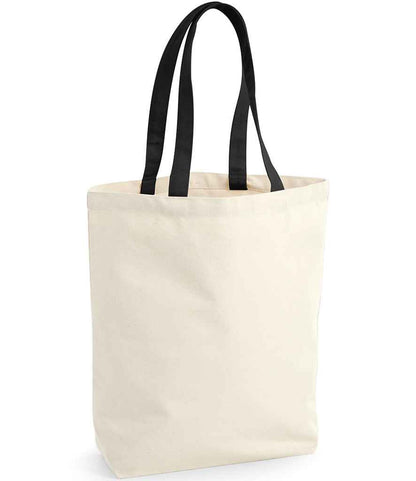 Westford Mill Westford Mill Fairtrade Cotton Camden Shopper Natural/Black