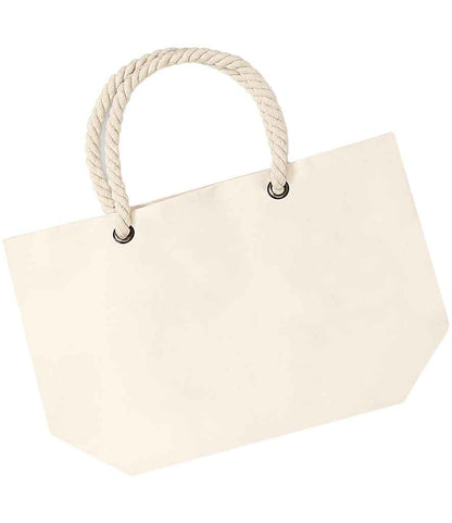 Westford Mill Nautical Beach Bag in Natural