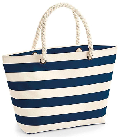 Westford Mill Westford Mill Nautical Beach Bag Natural/Navy