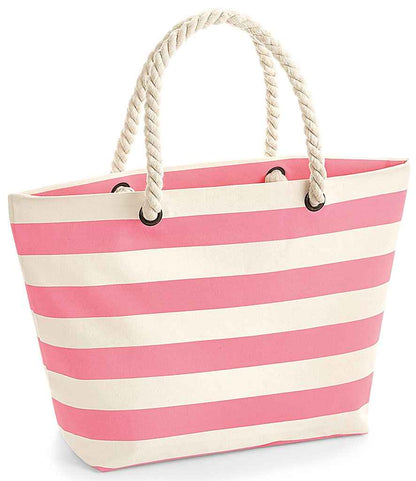 Westford Mill Westford Mill Nautical Beach Bag Natural/Pink