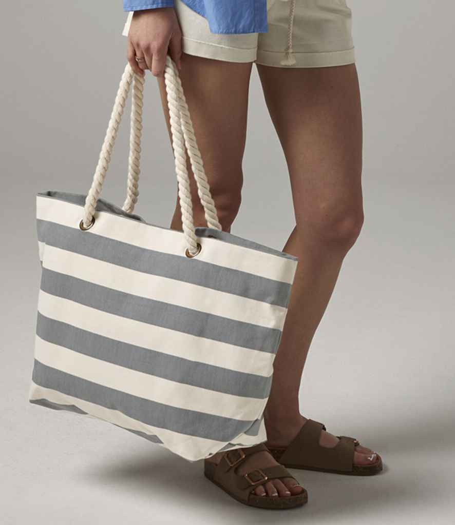 Westford Mill Nautical Beach Bag - model image