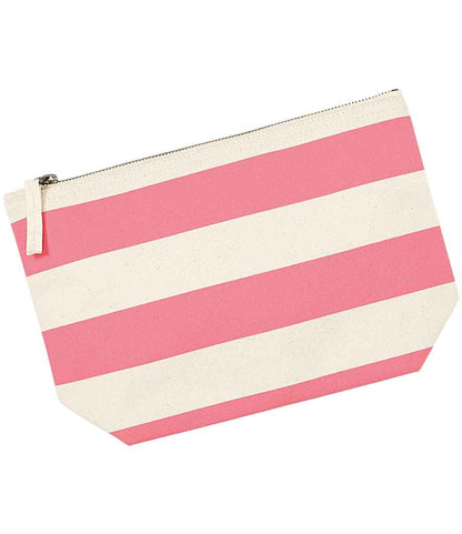 Westford Mill Nautical Accessory Bag in Natural/Pink