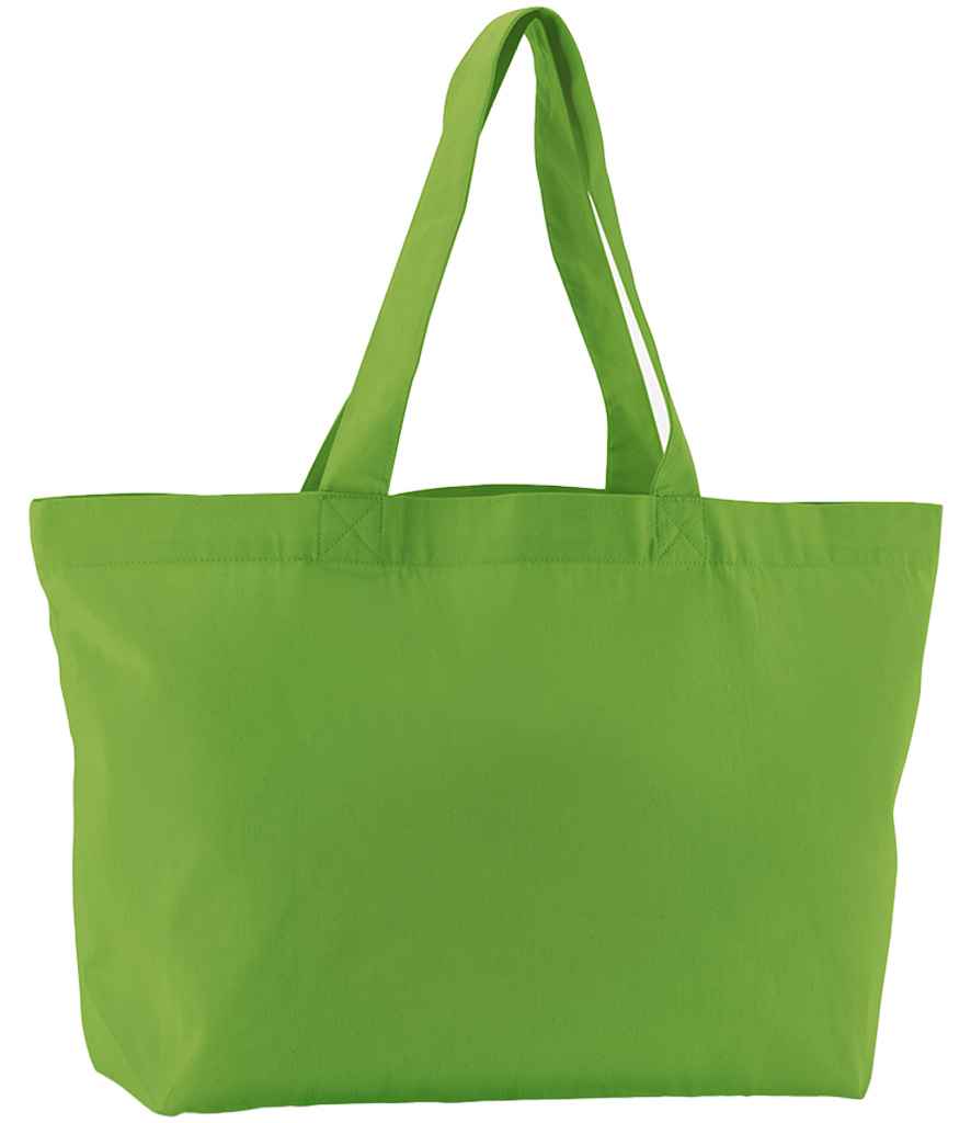 Westford Mill EarthAware® Organic Twill Shopper in Apple Green
