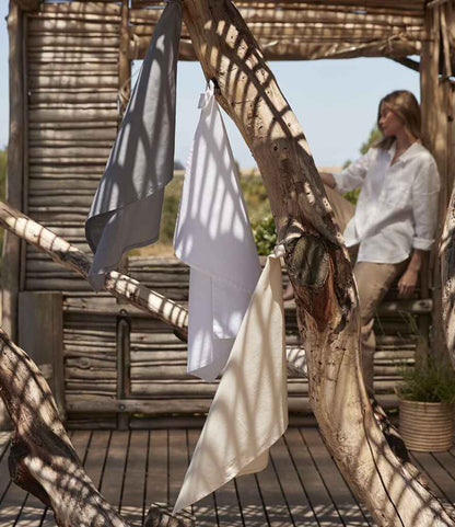 Westford Mill Organic Cotton Tea Towel - model image