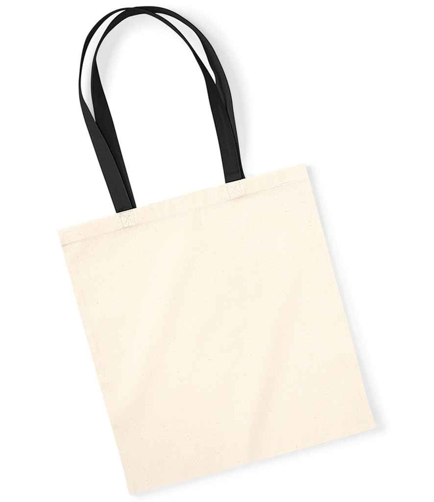 Westford Mill EarthAware® Organic Bag For Life - Contrast Handles in Natural/Black