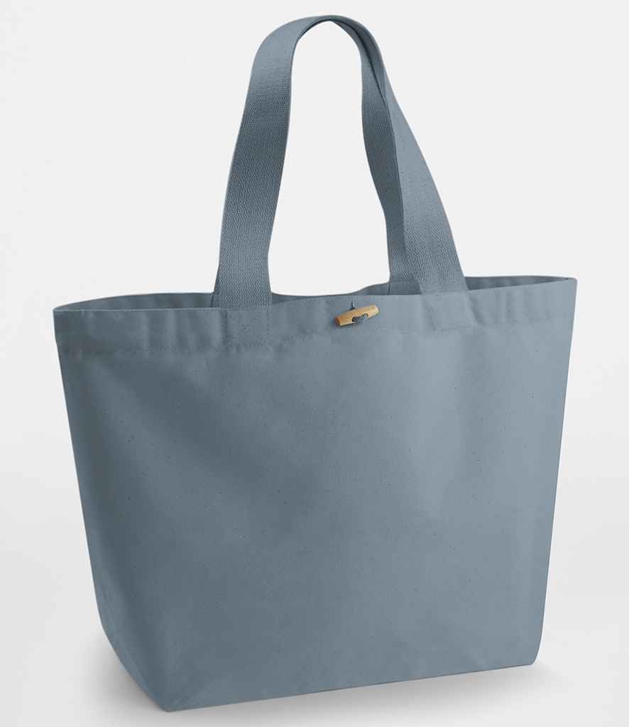 Westford Mill Westford Mill EarthAware® Organic Marina Tote XL Bag Dusty Blue
