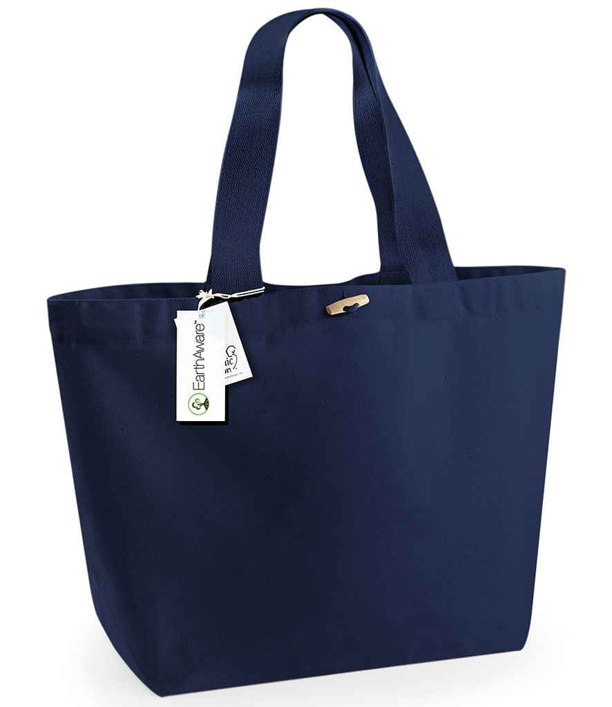 Westford Mill Westford Mill EarthAware® Organic Marina Tote XL Bag French Navy