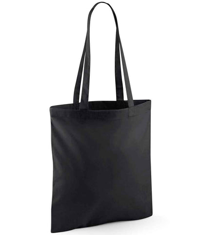 Westford Mill Recycled Cotton Tote Bag in Black