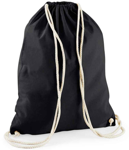 Westford Mill Recycled Cotton Gymsac in Black