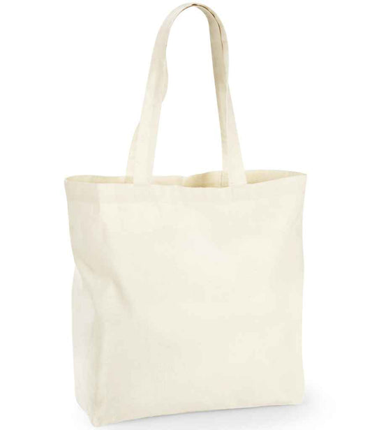 Westford Mill Recycled Cotton Maxi Tote Bag - model image