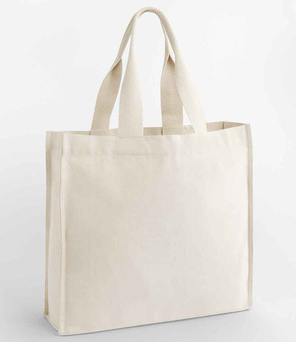 Westford Mill Chevron Handle Shopper in Natural
