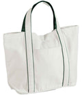 Soft White/Bottle Green