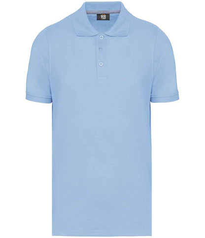 WK Designed to Work Anti-Bacterial Piqué Polo Shirt - model image