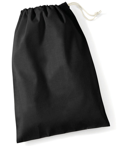 Westford Mill Cotton stuff bag Black
