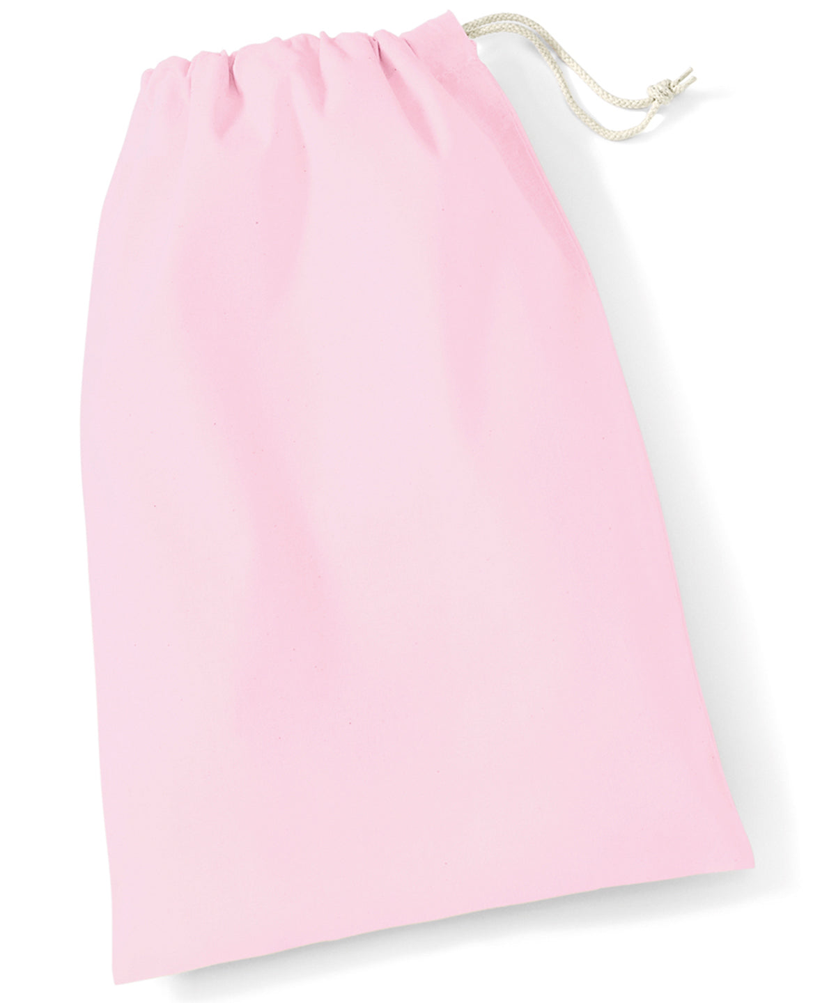 Westford Mill Cotton stuff bag Classic Pink