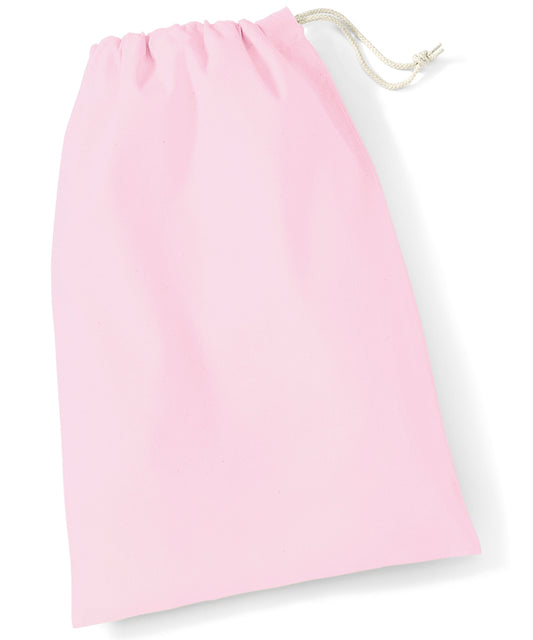 Westford Mill Cotton stuff bag Classic Pink