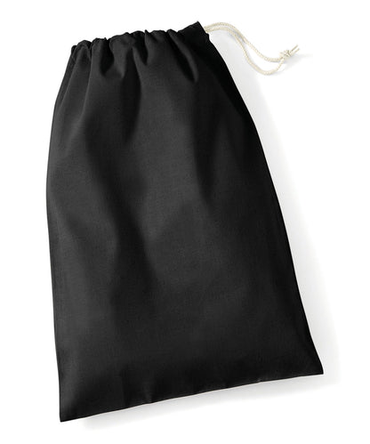 Westford Mill Cotton stuff bag Black