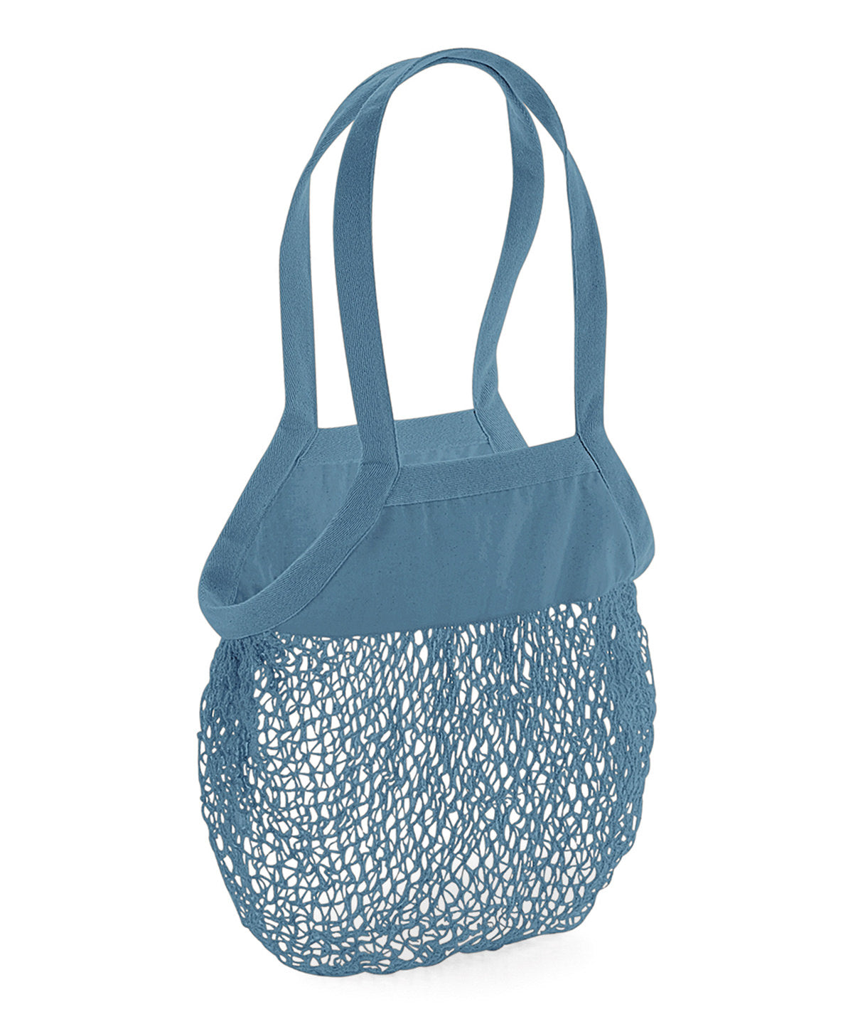Westford Mill Organic cotton mesh grocery bag Airforce Blue