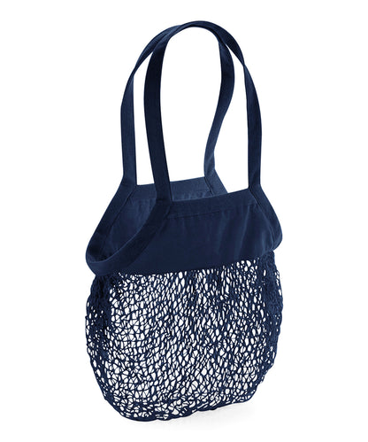 Westford Mill Organic cotton mesh grocery bag Navy