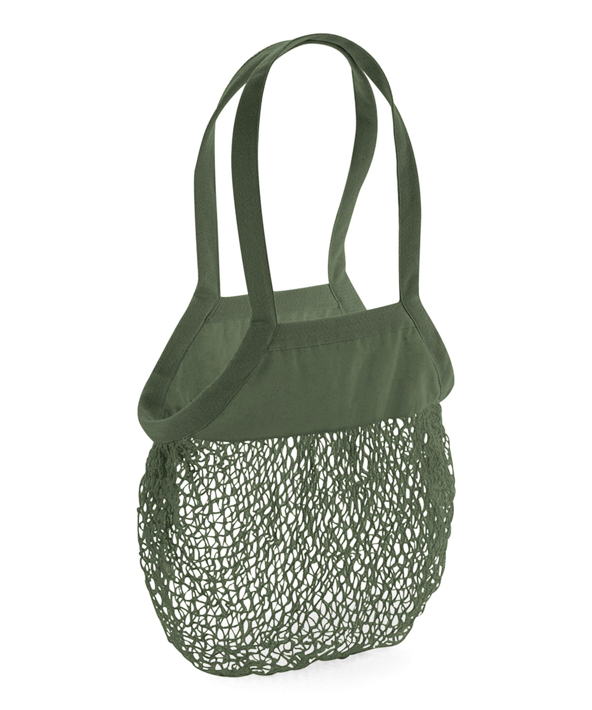 Westford Mill Organic cotton mesh grocery bag Olive Green