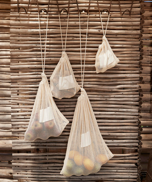 Westford Mill Organic cotton mesh sacks Natural