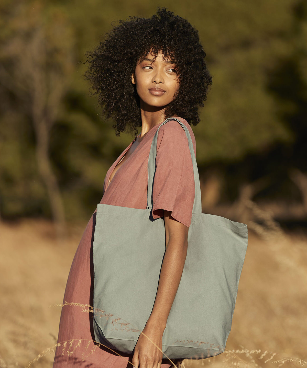 Westford Mill Organic cotton InCo. maxi bag for life Black