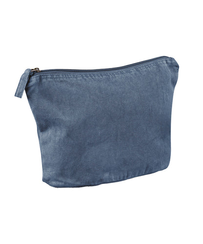 Westford Mill Garment-dyed accessory bag Vintage Denim