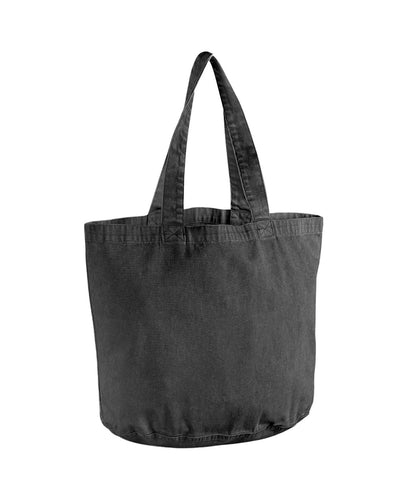 Westford Mill Garment-dyed shopper Vintage Black