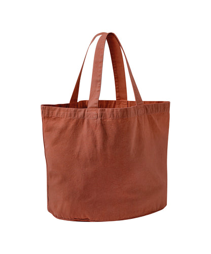 Westford Mill Garment-dyed shopper Vintage Orange Rust
