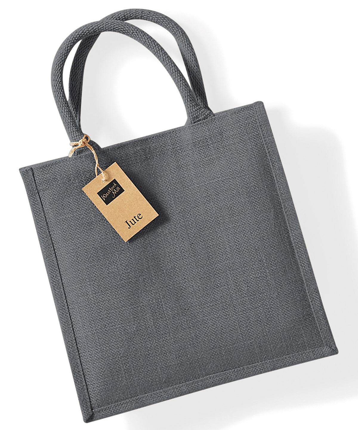 Westford Mill Jute midi tote Graphite Grey/Graphite Grey