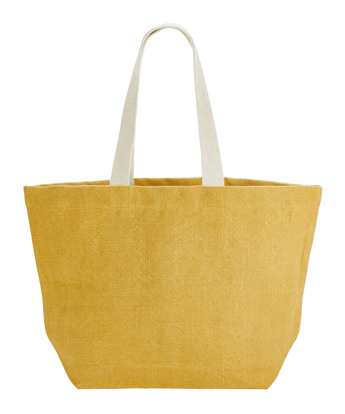Westford Mill Soft washed jute beach bag Saffron