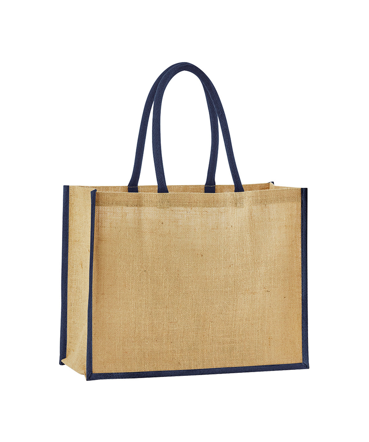 Westford Mill Natural starched jute classic shopper Natural/Navy