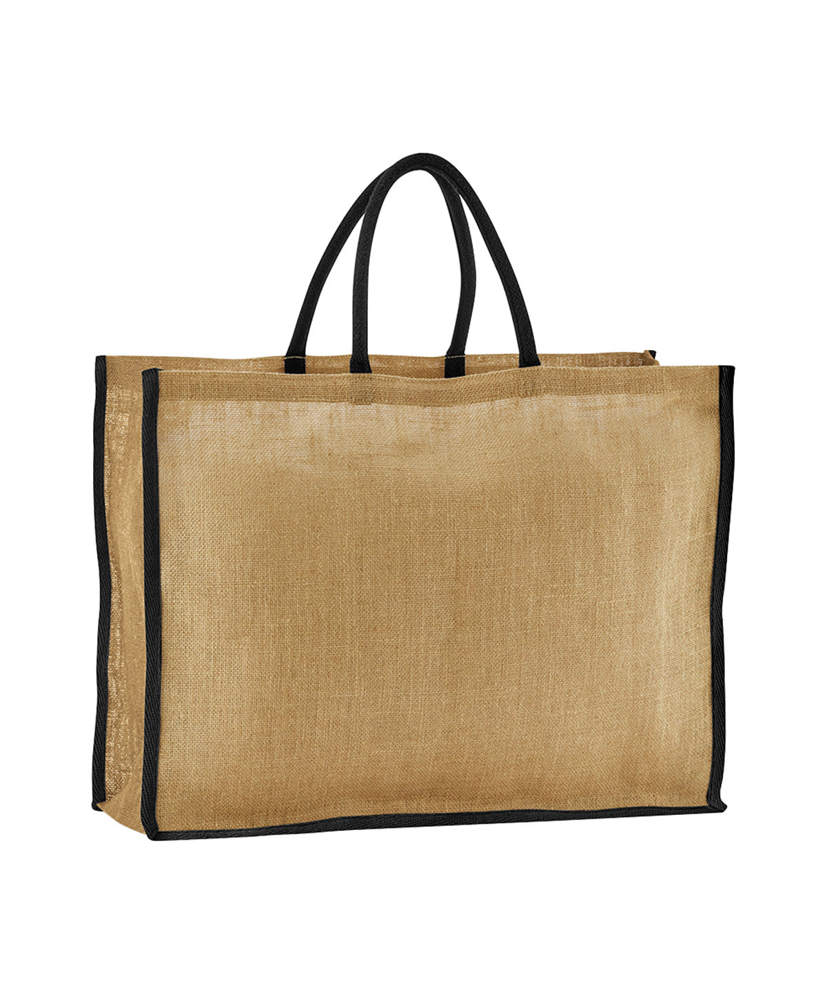 Westford Mill Natural starched jute market shopper Natural/Black