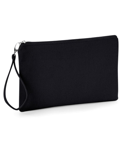 Westford Mill Canvas wristlet pouch Black/Black