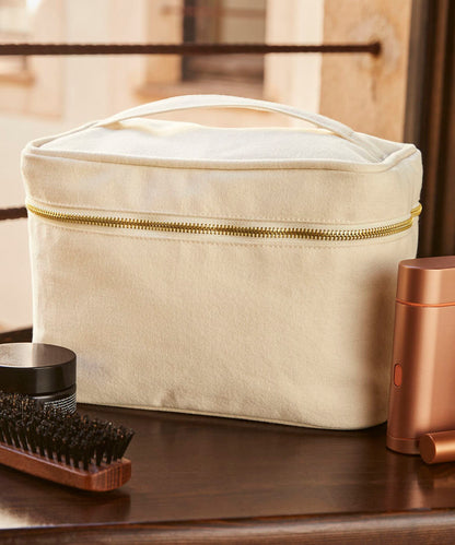 Westford Mill Canvas vanity case Natural