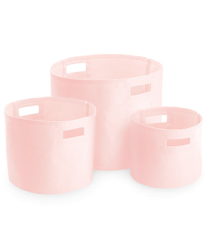Westford Mill Canvas storage tubs Pastel Pink
