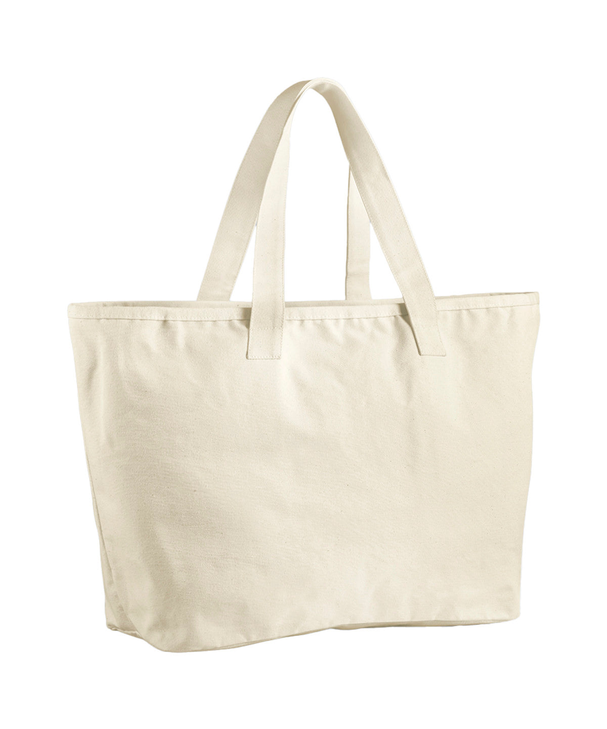 Westford Mill Oversized heavy duty canvas tote bag Natural