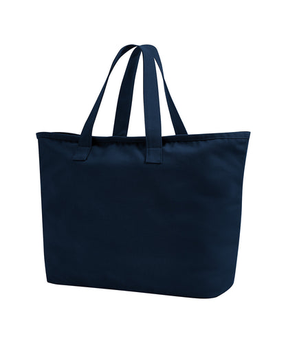 Westford Mill Oversized heavy duty canvas tote bag Navy